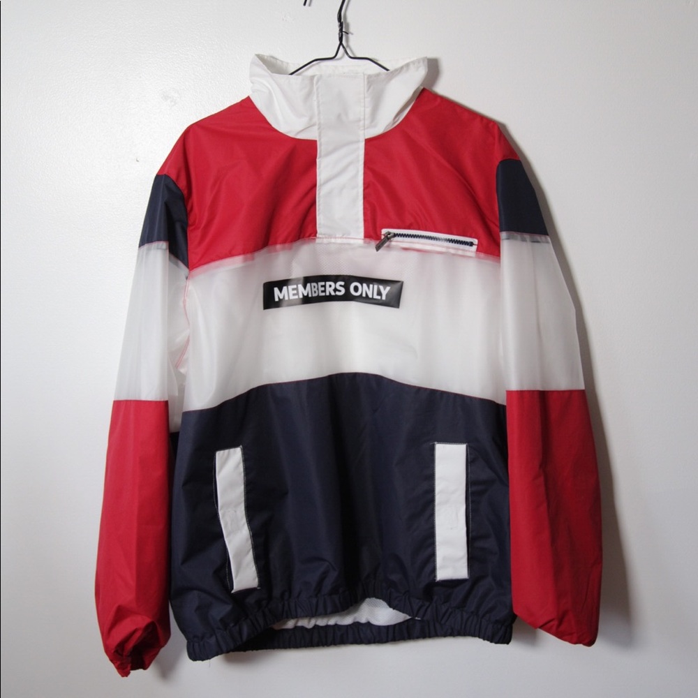 Members Only Half Zip Pull Over